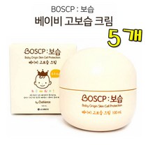 [UNIQ] 촉 촉 !! 베 비 언 스 B O S C P 베 이 비 고 보 습 크 림 1 0 0 m l 유 아 크 림, 5개, 100ml