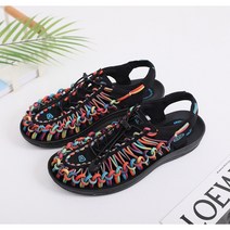 KEEN 플랫 짠 샌들 남성 여성 편안한 통기성 캐주얼 야외 하이킹 유니크 신발