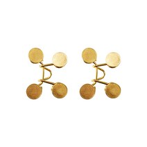 살림모아 셀프 허리조절 수선 단추 치마 나사형, 골드 2세트, 2개