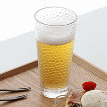 루시드랩 내열 강화 유리컵 워터닷 하이볼 2개, 투명 410ml 2개