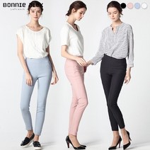 보니알렉스(BONNIE ALEX) 와이드 밴디드 스키니 팬츠 (택가격:39000원)