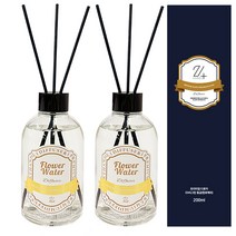 24핸즈 천연 디퓨저 실내 방향제 200ml, 플라워워터(꽃집향) 2개