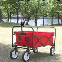 접이식 캠핑 수레 웨건 트레일러 캐리어 손수레, 캠핑웨건