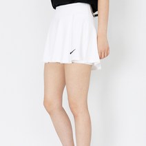 나이키 우먼스 테니스 스커트 치마 코트 DRI-FIT 빅토리 Flouncy 올화이트