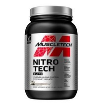 머슬테크 니트로 테크 엘리트 머슬빌딩 퓨어 유청 분리 단백질 쿠키 & 크림 맛, 1.00kg, 5개