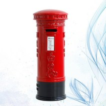 현금통 휴대용 차량용 금고 은행 상자 돼지 돈 전화 부스 빈티지 절약 런던 레트로 금속 냄비 안전 사서함 기둥 항아리 Britishbanks 우편 크리스마스, 02 Postbox