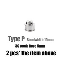 벨트풀리 타이밍벨트 GT2 60 치아 40 30 36 보어 5mm/8mm 타이밍 Alumium 풀리 3D 프린터 용 GT2-6mm 개방, 15 P 10mm 36tooth bore5