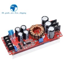 DC 컨버터 모듈 차량용 변환 통신 가변 전압 DC 20A 1200W 스텝 업 부스트 정전류 모듈 가변 전압 전원 공, 한개옵션0