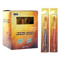 핸인핸 나노골드 칫솔 이중 미세모 40개 한박스 대량, 40개입, 1개