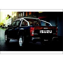 ISUZU-D-Max 4x4 픽업 1x Aufkleber 데칼 비닐 스티커 그래픽 엠블럼 로고, 04 YELLOW