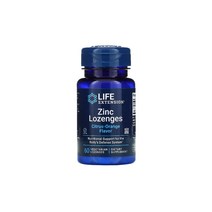 라이프 익스텐션 아연로젠지 감귤류-오렌지향 채식로젠지 60개 산화아연 글루콘산염 말토덱스트린 류신 아라비아고무 로즈마리추출물 채식스테아레이트 스테비아추출물