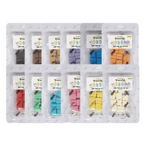 꼬메빔보 향기버블솝플레이 12색 50g 비누공예, 파랑
