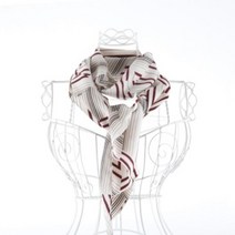 [천삼백케이] [더 로라] [더로라]소형 롱스카프- 브로큰라인 S6244