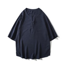 주니어반팔티 2023 신 여름옷 면린넨 t셔츠 빅사이즈 남자 DA316 TX108P50 라이트블루 4994102150