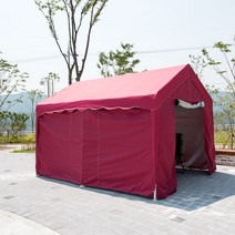 프리폼 고급형 튼튼한 대형 쉘터천막 3X3 천막 풀세트, ST프레임+지붕+민자4면 3X3 그린