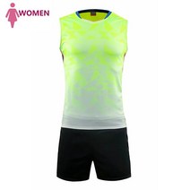 배구유니폼 2020 배구 세트 유니폼 민소매 셔츠 반바지 남성 여성 배드민턴 셔츠 팀, 6804 여성 녹색, 3xl, 6804 Women green+3XL