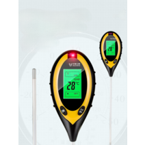 토양 수분 측정 감지기 식물 분석 빛 영양소 센서 온도계, 업그레이드  pH/습도/빛 측정