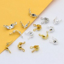 올챙이캡200P 부자재 비즈공예 목걸이 재료 구멍지프, 1-올챙이캡200P-실버