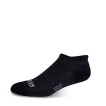 마이너스33 메리노 울 Minus33 Merino Wool 3411 라이트 트렉 러너 양말 블랙 스몰, Small, Black