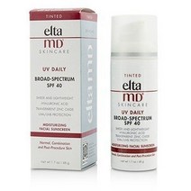 엘타엠디 UV 데일리 모이스처라이징 페이셜 썬스크린 SPF 40 - 중성 복합성 & 피부과 시술 후 피부용 48g/1.7oz