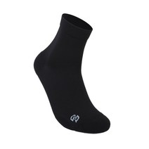 사일런스 심리스 무봉제 사이클 삭스 남성 단목양말, 블랙