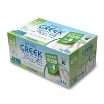 풀무원다논 그릭요거트 달지않은플레인 16개 x 10세트 대용량 요구르트 떠먹는 코스트코, 상세페이지 참조