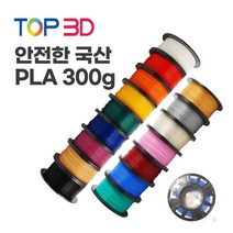 TOP3D 국산 고온용 PLA 필라멘트 300g 단품 1.75mm 3D펜 프린터, 300g 골드
