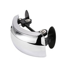 오토바이휴대폰거치대 오토바이 윈드 디플렉터 백미러 SUZUKI BURGMAN 125 BOULEVARD M109R VSTROM DL650 S, 01 Chrome