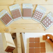 DMATO 디마토 EVA FELT 가구 소음방지패드 주방 식탁 의자 책상 침대 마루 침대 세탁기 긁힘방지 소음 방지 의자발커버 층간 바닥보호 범퍼 패드 쿠션 의자발캡, 선택05-FELT가구패드-원형대형, 1개