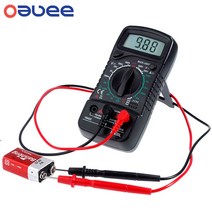 저항성 누설 전류계 검전기 접지 저항 측정기 백라이트 미터, 노란색