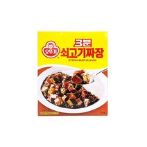[ 조 은 마 켓 ] [ 간 편 한 한 끼 ] *** 오 뚜 기 *** 3 분 쇠 고 기 짜 장 200g 카 레 라 이 스 짜 장 하 이 라 이 스, 1개