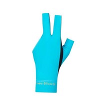 당구장갑 남녀공용 당구 장갑 폴리에스터 쇼 미끄럼 방지 큐 액세서리 탄성 벙어리 3 손가락, 3.Blue, 1개