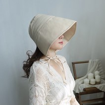 애지중지상점 여리여리 여성 보넷 벙거지 봄 여름 리본 면 모자 버킷햇 H3002_04
