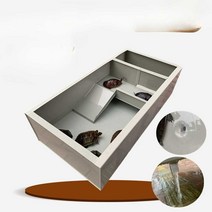 거북이일광욕 사육장 브라질거북 페닌슐라쿠터 반수생, C 화이트150x75cm (옵션이미지확인)