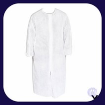 방문자가운 일회용 부직포 위생가운 XL 50매 실험실옷 실험복 검사실옷 연구실복