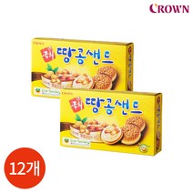 크라운 국희땅콩샌드 372gX12개, 372g, 12개