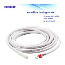 건식난방 실내 3 미터 케이블 바닥 난방 센서 방수 프로브, 한개옵션1, [01] White sensor, 단일