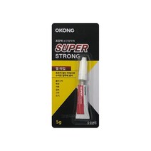 오공 순간접착제 슈퍼스트롱 젤타입 5g, 5개