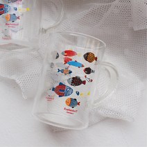 내열유리 고온가능 캐릭터 머그컵 세트 집들이용품 홍보판촉물 손님용 회사용 선물, 고양이