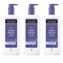 뉴트로지나 비저블리 리뉴 퍼밍 바디 로션 Neutrogena Norwegian Formula Visibly 400Ml 3개
