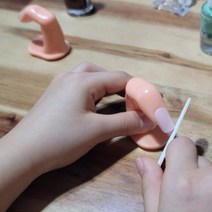 네일아트 연습용품 손가락 모형 1개 핑거 손모형