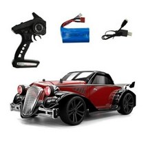 RC카 브러쉬드 30 KM/H 4륜 구동 플랫 러닝 드리프트 자동차 어린이 선물, 배터리 3개(1300미리+1500미리2개), SCY16302 Red