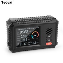 가스분석기 측정기 air quality monitor tvoc hcho co2 sensor air quality detector co2 tester with pm2 5 온도 기, hlw-100