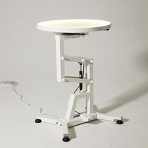 애견 미용 테이블 높낮이 받침대 에어 펌프 라운드 리프트 회전 애완 동물 가게 고양이 개, UM 글로우 라운드 테이블