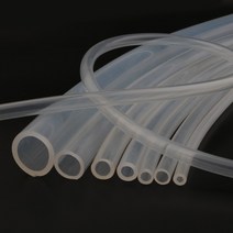 유압호스 고압 1미터 식품 등급 실리콘 튜브 2 ~ 21mm 투명 호스 유연한 고무 내열성 식수 파이프, 01 100cm_16 4 x 7mm