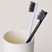 제로웨이스트 미세모 대나무 칫솔, 블랙, 본상품선택