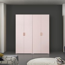 [케이컴퍼니본사] 이음1600장롱세트DD(긴문장+긴문장), 핑크