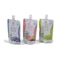 알로에팜 다이어트 슬림핏 알로에 과일맛 음료, 블루베리, 10개입, 100ml