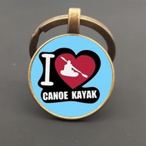 남해 제주 레저 배 관광지 카약 투명 수상 즐길거리 new 캐주얼 스포츠 카누 슬라럼 키 체인 keyring 빈티지 러브 여성 남성 링 쥬얼리, [27] Bronze -363B