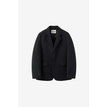 INSILEE 오버사이즈 울 블 BLACK Oversize Wool Blazer YE